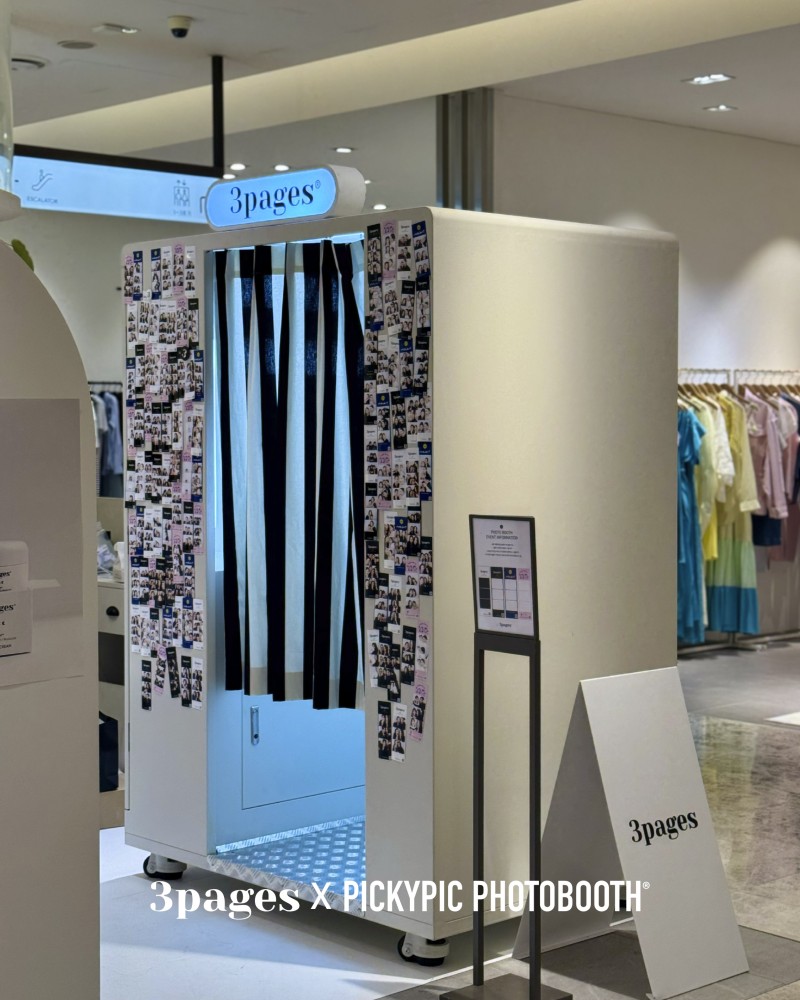 3PAGES x PICKYPIC 포토부스 렌탈 이미지 1