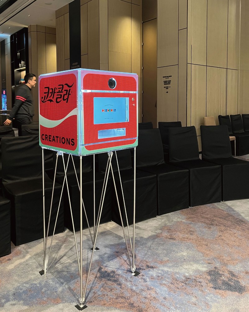 COCACOLA x PICKYPIC 포토부스 렌탈 이미지 2