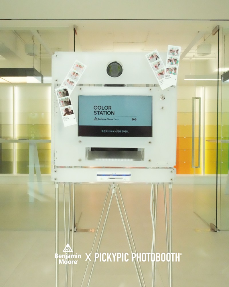 BENJAMIN MOORE x PICKYPIC 포토부스 렌탈 이미지 1