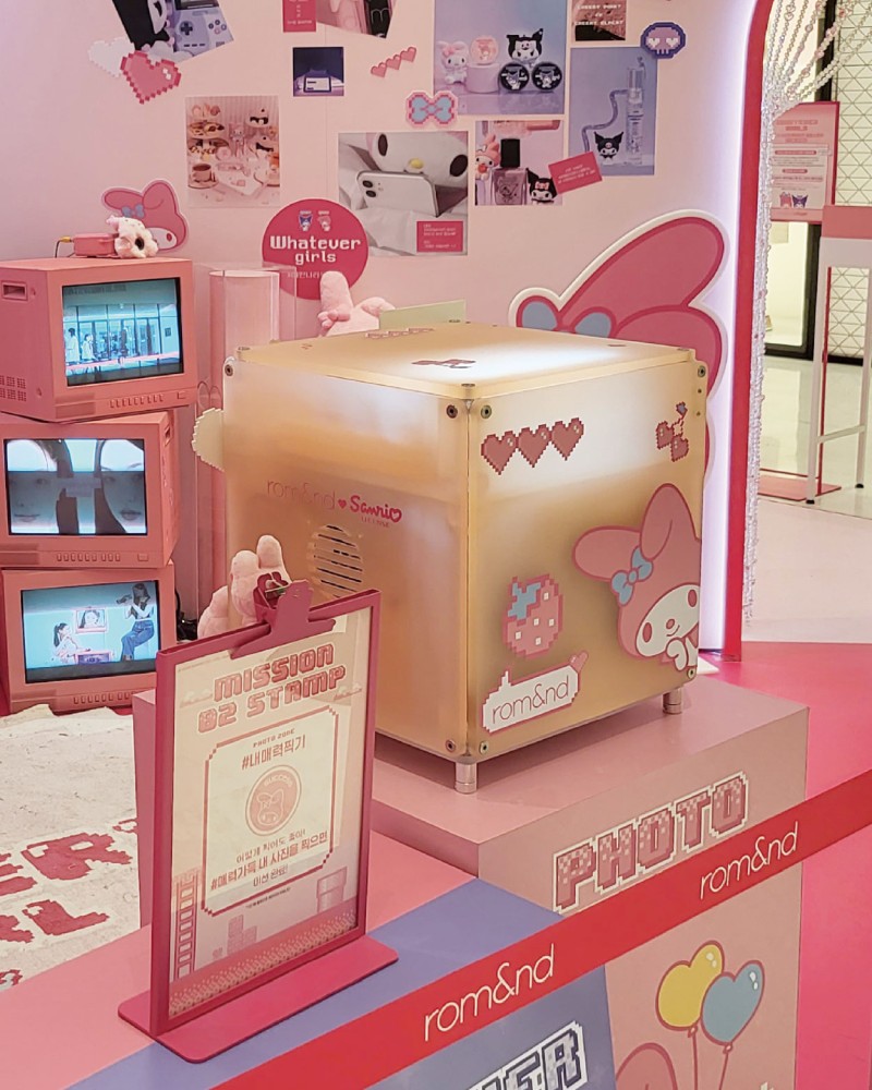 rom&nd x PICKYPIC 포토부스 렌탈 이미지 2